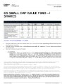 GS Small Cap Value Fund Commentary 12-31-21